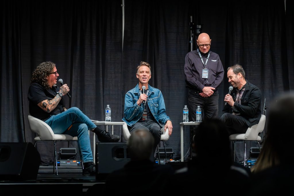 DrumFest at PASIC featuring drummer Matt Cameron on stage in conversation