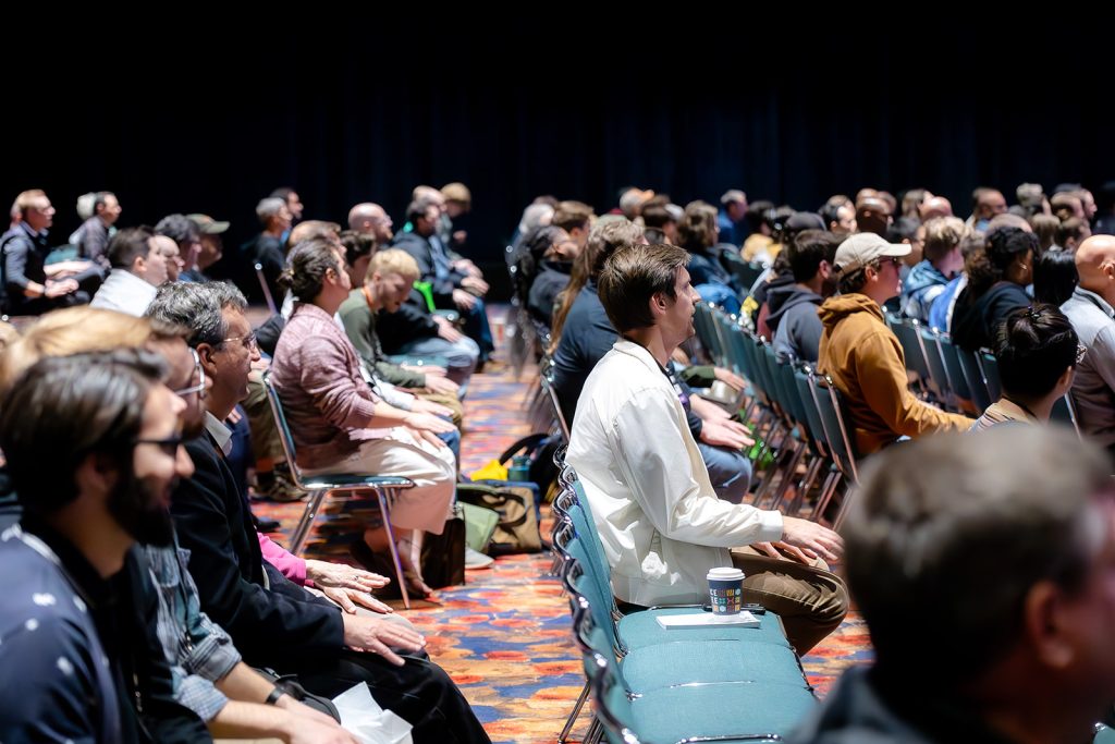 DrumFest at PASIC featuring a giant crowd of drummers